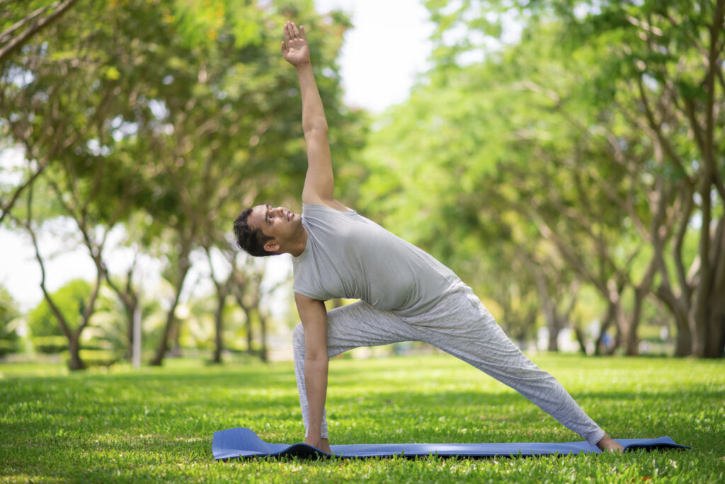 Triangle pose - Trikonasana
